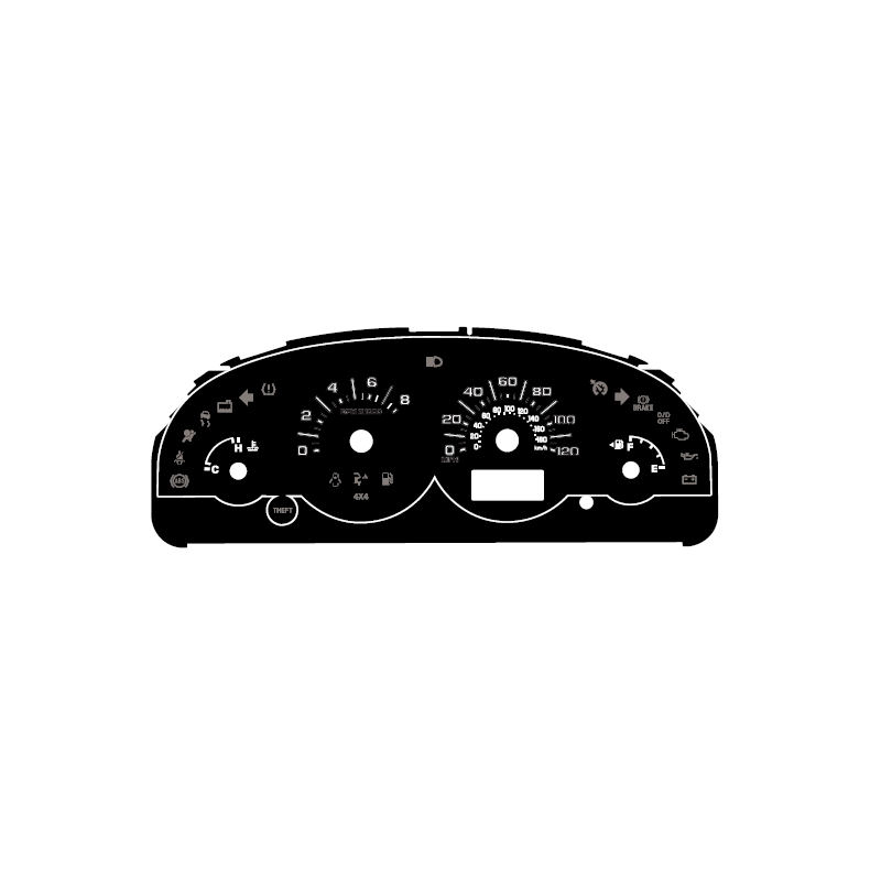 05 Ford Escape with 6 icons